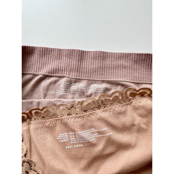 AERIE Intimates Lot - 2x Eyelash Lace Triangle, Sunnie Bralettes, Size M - Picture 15 of 15